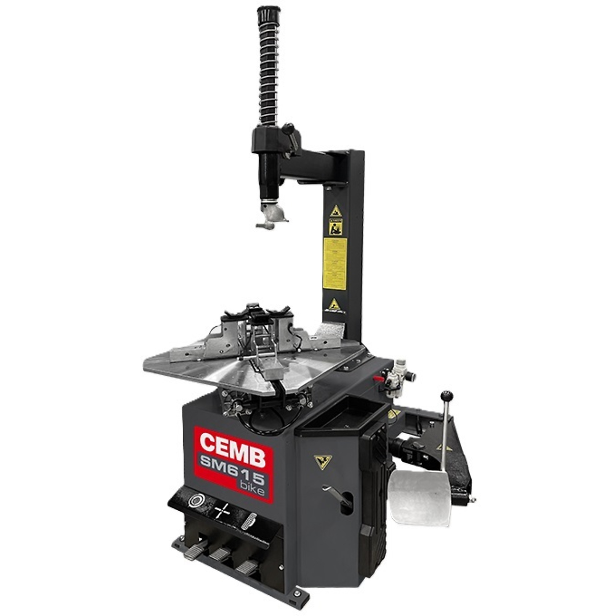 CEMB, Motorcycle/ATV Swing-Arm Tire Changer w/Helper, Power Type Electric, Control Type Foot Pump, Volts 110 Model# SM615BIKEPA